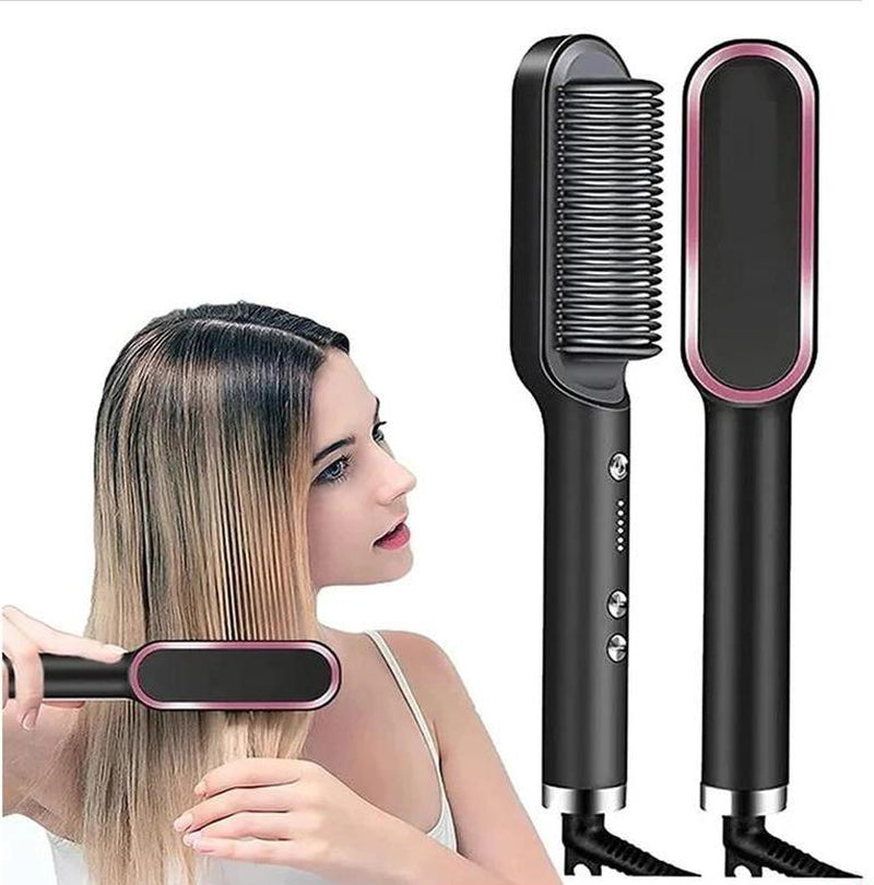 (Hairstyle Artifact) Straight Hair Curly Hair Dual-Purpose Hair Straightener, No Hair Damage, Long-Lasting Fluffy. Comfort