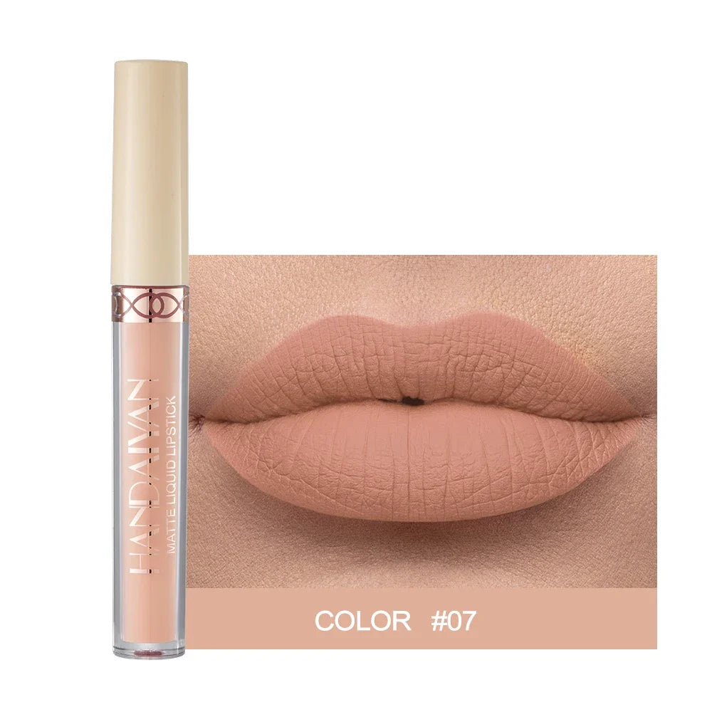 1PC Sexy Matte Lip Gloss Set Liquid Lipstick Waterproof Long Lasting Moisturizing Lipstick Women Lip Tint Beauty Cosmetics