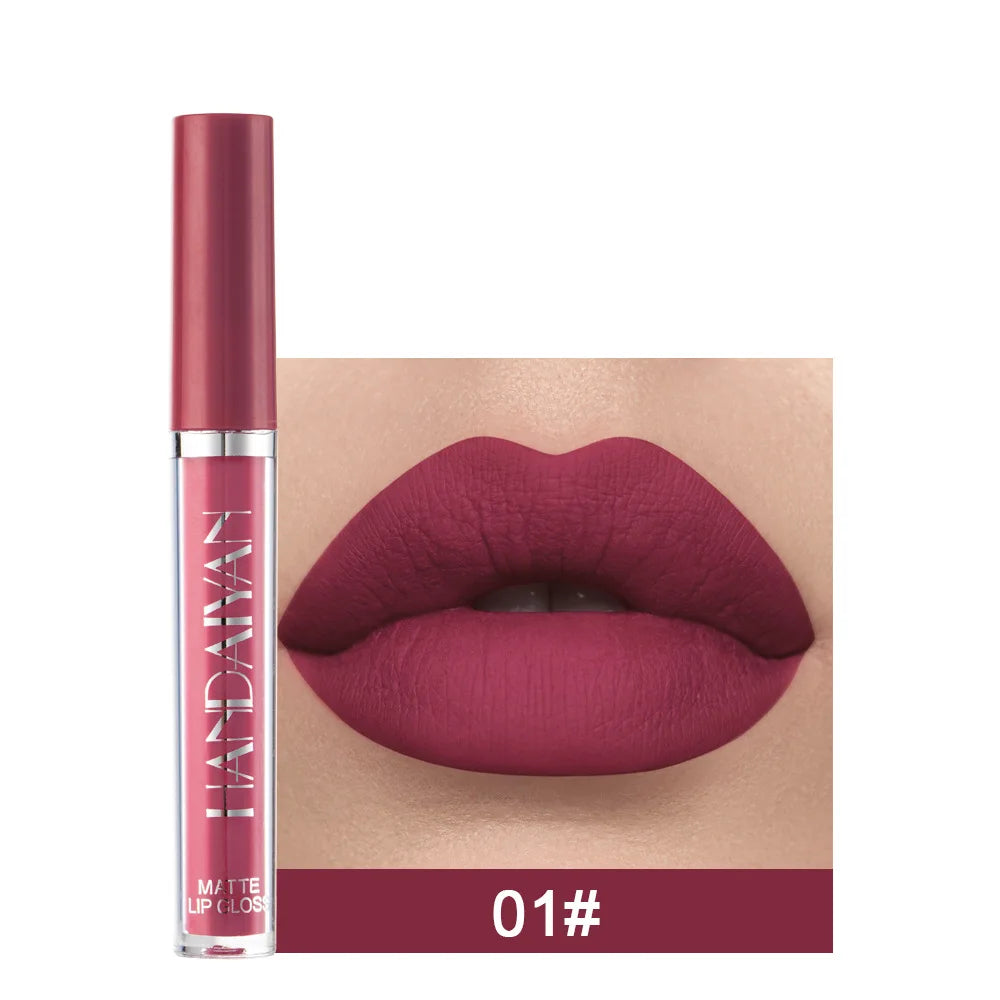 HANDAIYAN 6 Color Matte Liquid Lipstick Sets Lip Gloss for Lips Long Lasting Waterproof Cosmetics Sexy Makeup