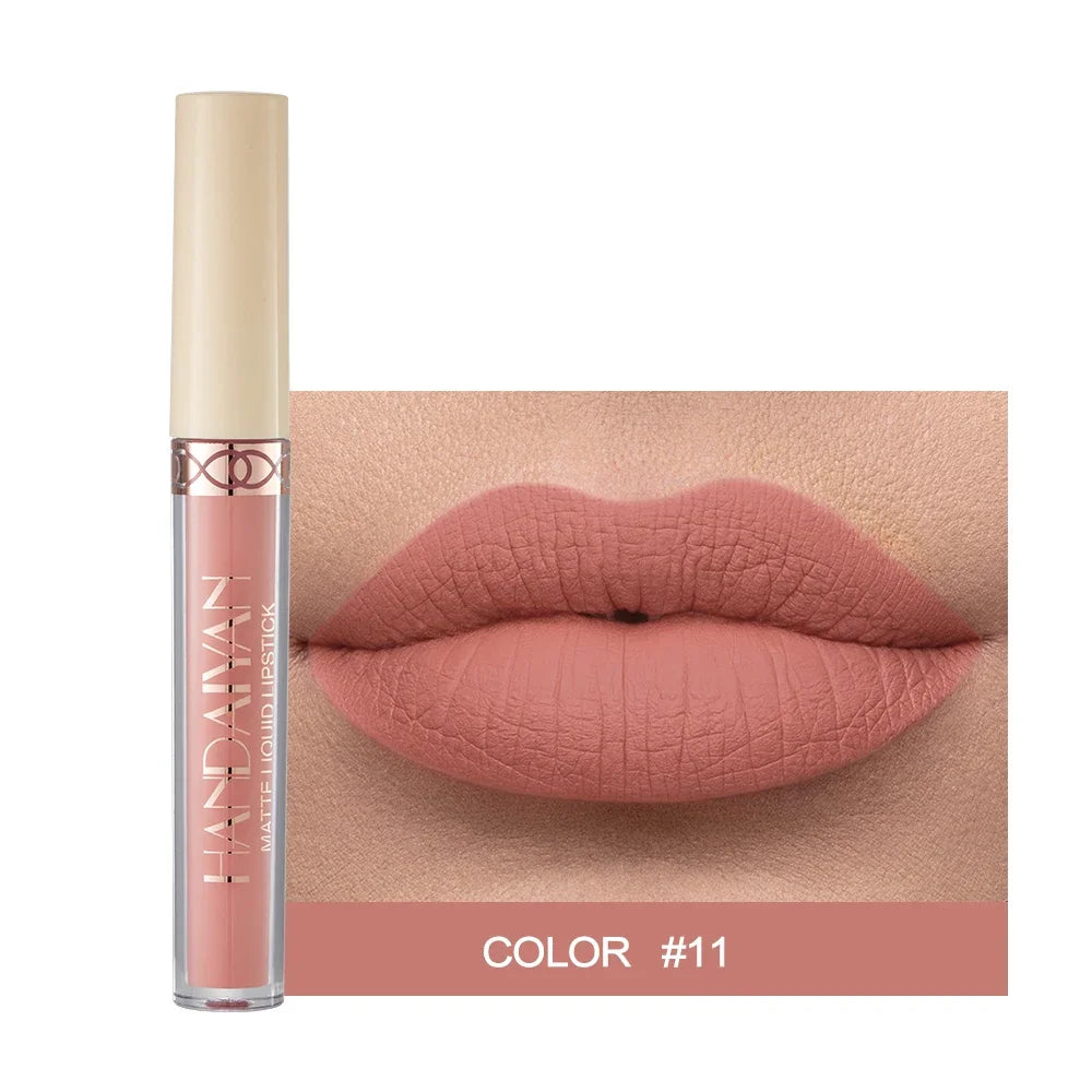 1PC Sexy Matte Lip Gloss Set Liquid Lipstick Waterproof Long Lasting Moisturizing Lipstick Women Lip Tint Beauty Cosmetics