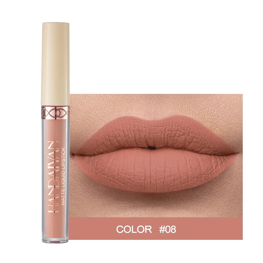 1PC Sexy Matte Lip Gloss Set Liquid Lipstick Waterproof Long Lasting Moisturizing Lipstick Women Lip Tint Beauty Cosmetics