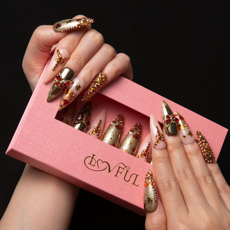 @Kymieann X Lovful Creator Collab Series Luxurious Press on Nails Custom