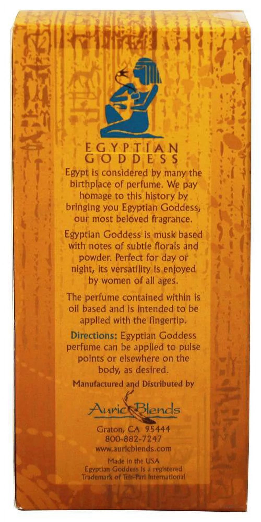 Egyptian Goddess Fine Perfume Oil, 1.87 Oz.