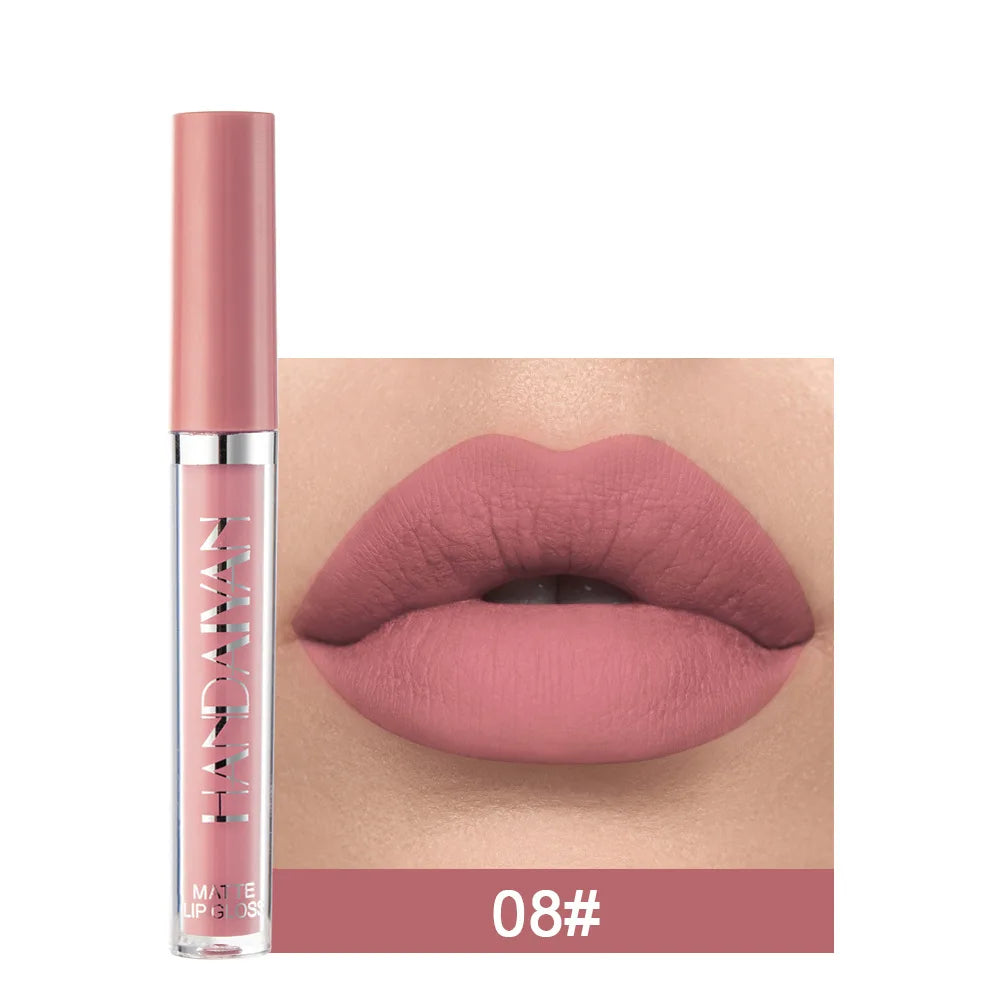 HANDAIYAN 6 Color Matte Liquid Lipstick Sets Lip Gloss for Lips Long Lasting Waterproof Cosmetics Sexy Makeup