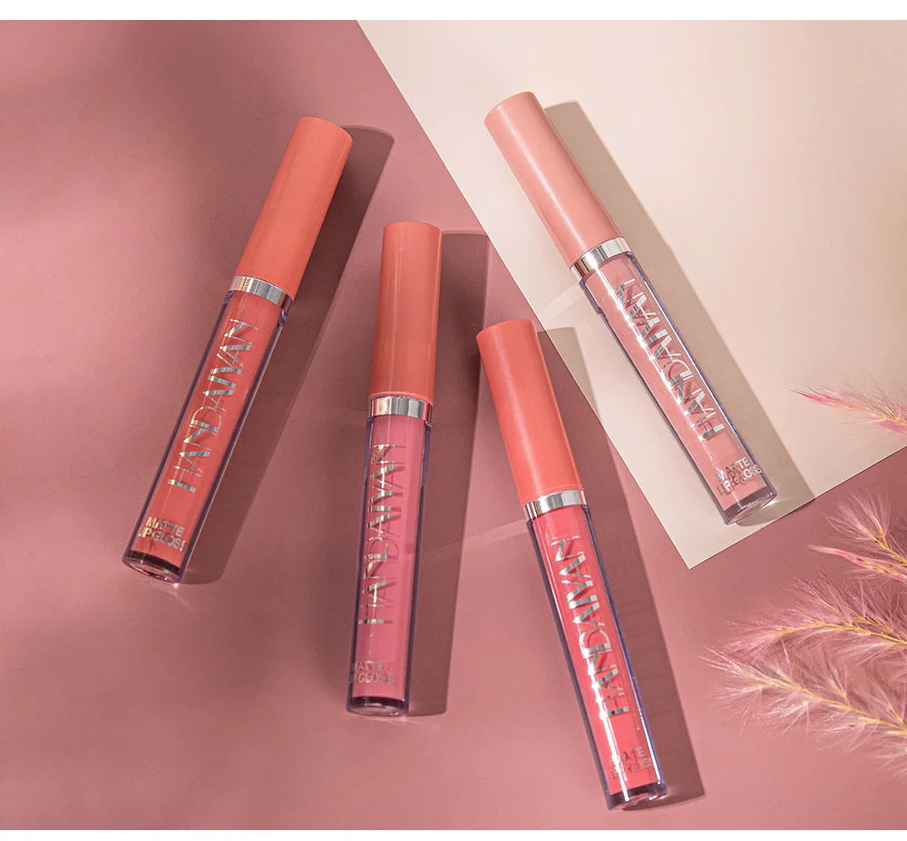 HANDAIYAN 6 Color Matte Liquid Lipstick Sets Lip Gloss for Lips Long Lasting Waterproof Cosmetics Sexy Makeup